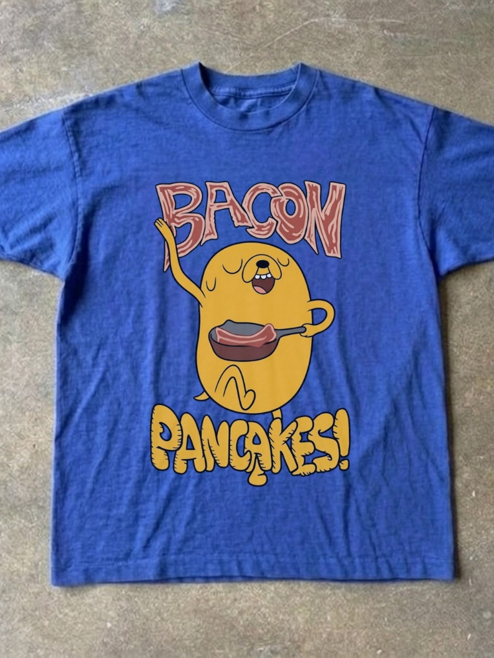 Gildan Blue 'Bacon Pancakes' Graphic Tee